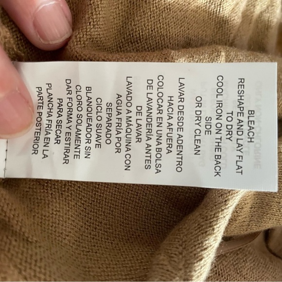 NWT Michael Kors Brown Long Sleeve Sweater Size Large - Picture 7 of 9